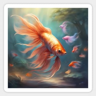 Intimate Fishy Friends Magnet